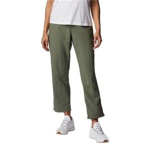 Columbia Women's Straight Leg Regular Fit Jambe Pant (Cypress Green, Small)